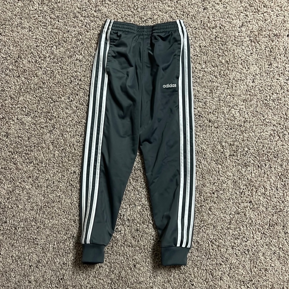 3 pair boys athletic pants- size 7/8, Adidas & Russell brands